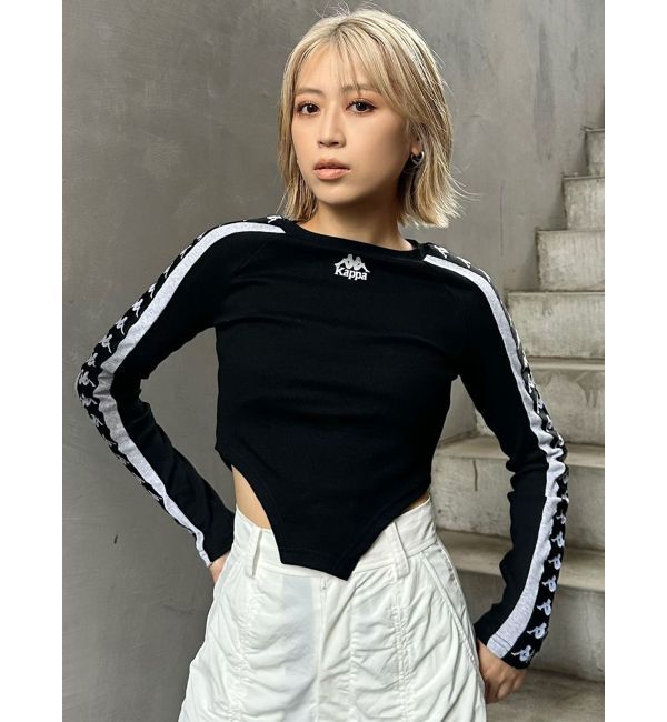 MURUA「【Kappa】レオタードロゴロンT」|Tシャツ・カットソー|