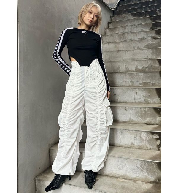 MURUA「【Kappa】レオタードロゴロンT」|Tシャツ・カットソー|