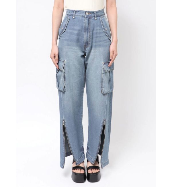 MURUA「ジップヘムカーゴデニムパンツ」|デニム|