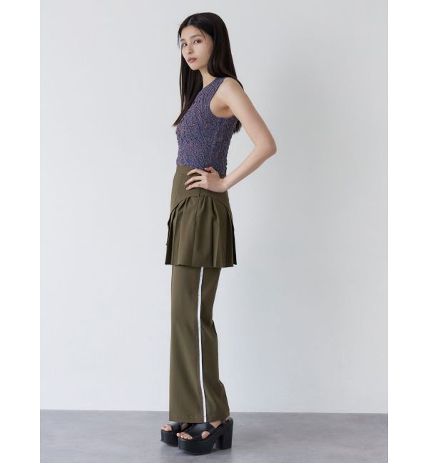 MURUA「カットオフアシメプリーツスカート」|スカート|