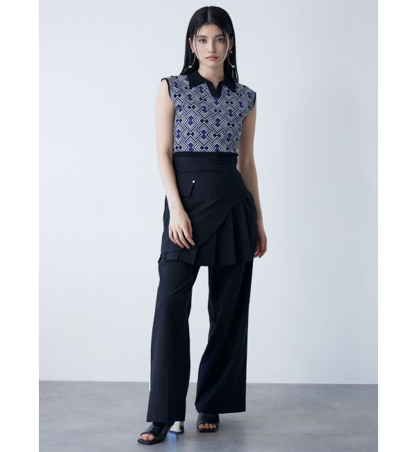 MURUA「カットオフアシメプリーツスカート」|スカート|