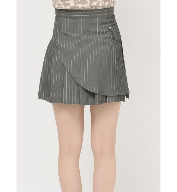 MURUA「カットオフアシメプリーツスカート」|スカート|