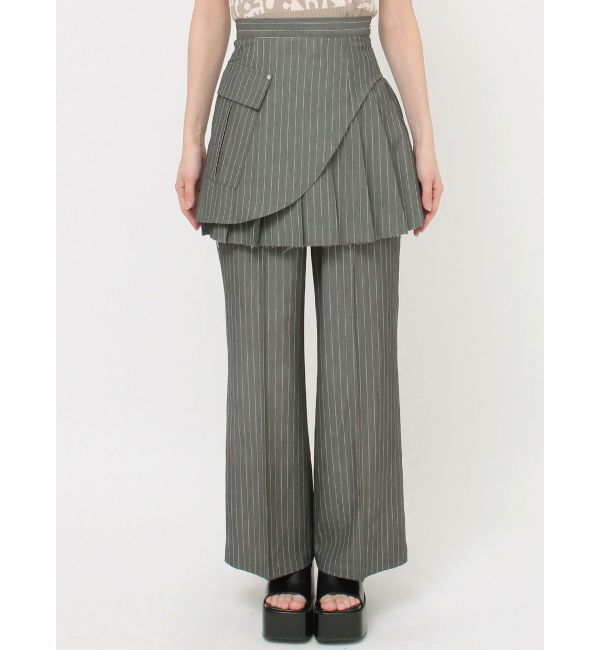 MURUA「カットオフアシメプリーツスカート」|スカート|