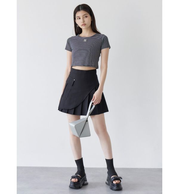 MURUA「カットオフアシメプリーツスカート」|スカート|