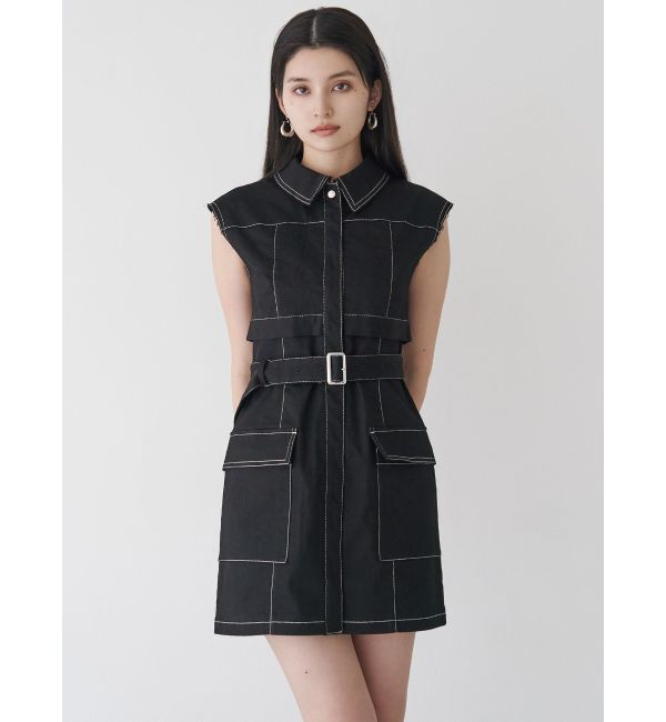 MURUA「ステッチミニワンピース」|ワンピース|