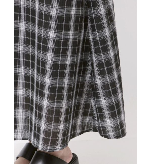 MURUA「チェックフレアスカート」|スカート|