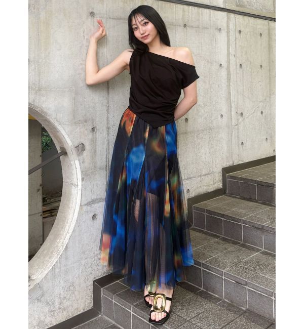 MURUA「ドレープワンショルトップス」|Tシャツ・カットソー|