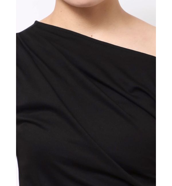 MURUA「ドレープワンショルトップス」|Tシャツ・カットソー|