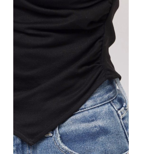 MURUA「ドレープワンショルトップス」|Tシャツ・カットソー|