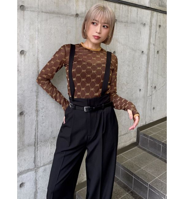 MURUA「チェーンベルトサスペンダーパンツ」|その他|