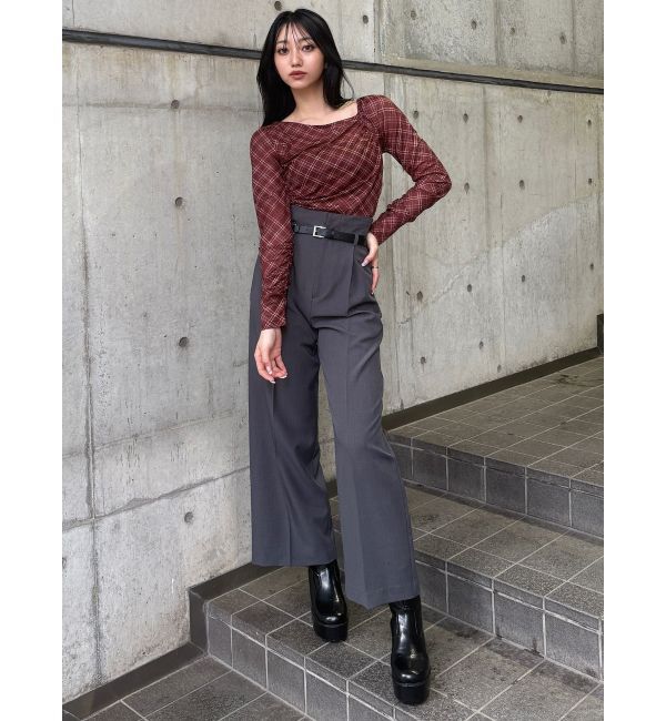 MURUA「チェーンベルトサスペンダーパンツ」|その他|