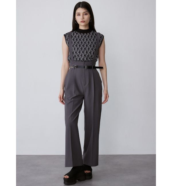 MURUA「チェーンベルトサスペンダーパンツ」|その他|