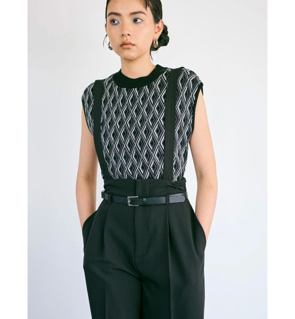 MURUA「チェーンベルトサスペンダーパンツ」|その他|