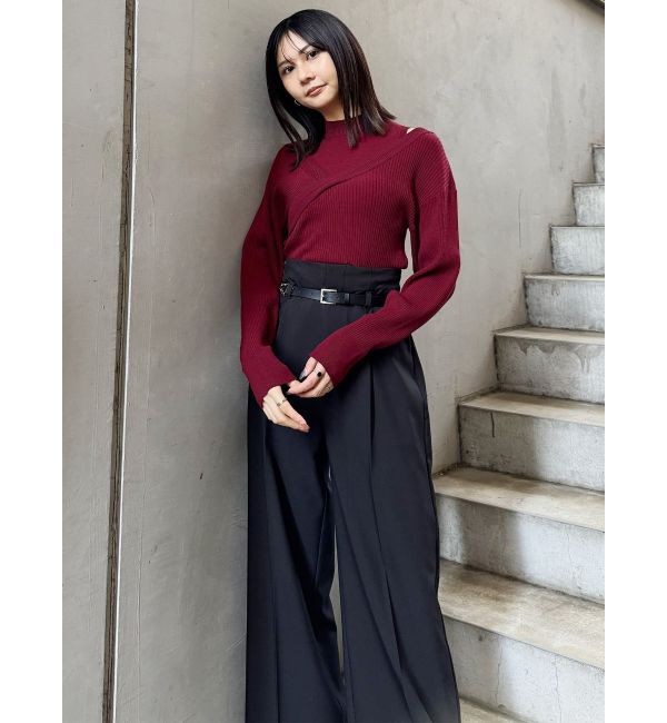 MURUA「チェーンベルトサスペンダーパンツ」|その他|