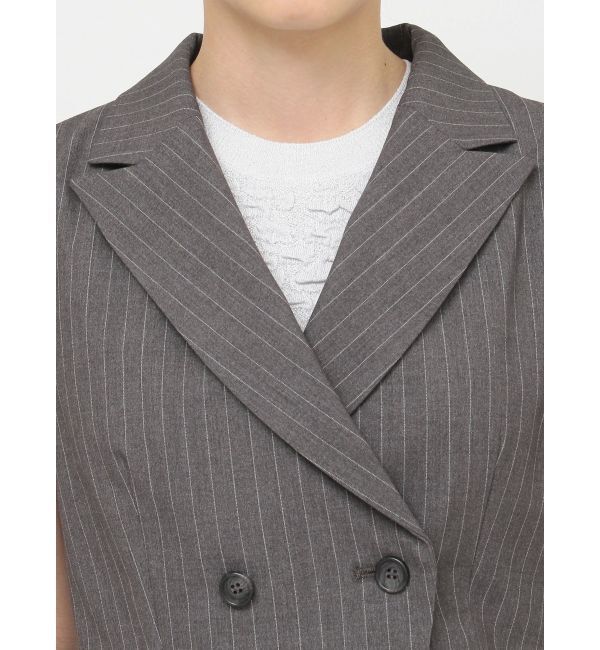 MURUA「ショートテーラードジレ」|ベスト・ジレ|