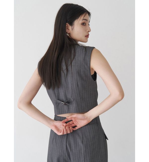 MURUA「ショートテーラードジレ」|ベスト・ジレ|