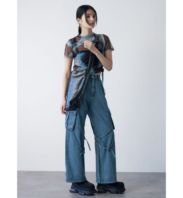 MURUA「【追加生産分】グラデーションシアートップス」|Tシャツ・カットソー|