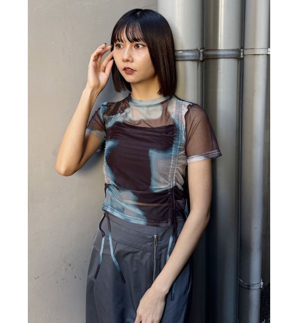 MURUA「【追加生産分】グラデーションシアートップス」|Tシャツ・カットソー|