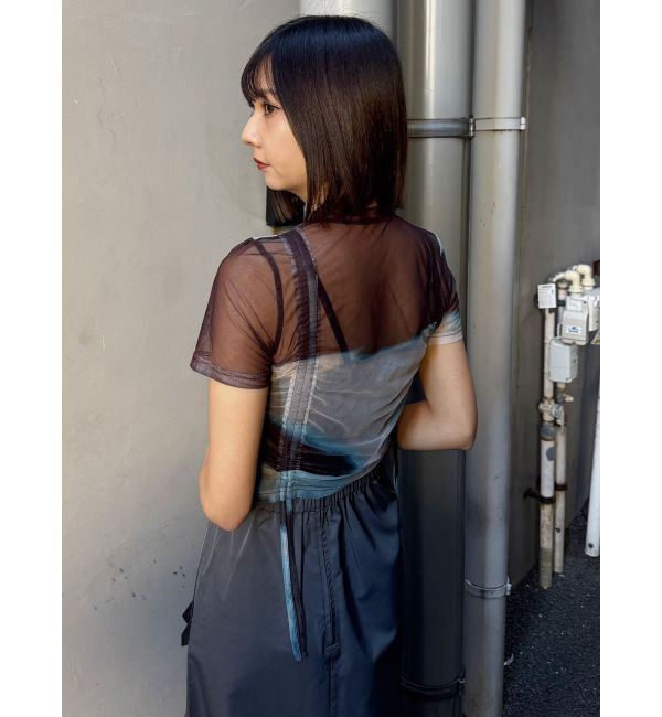 MURUA「【追加生産分】グラデーションシアートップス」|Tシャツ・カットソー|