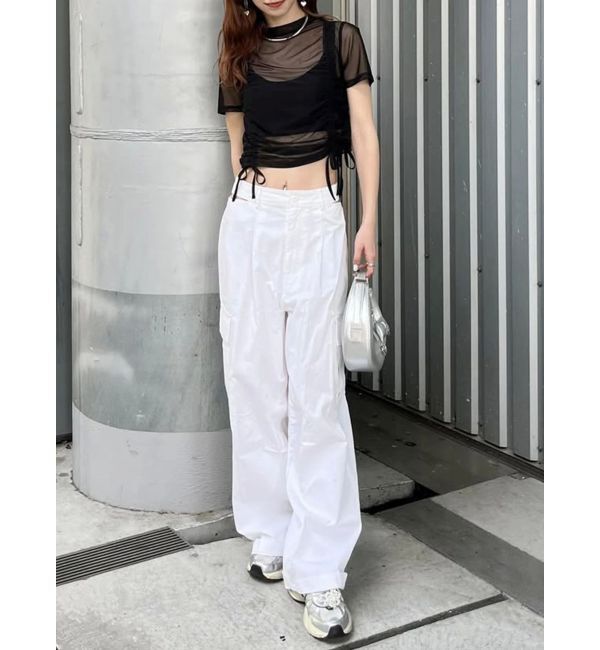 MURUA「【追加生産分】グラデーションシアートップス」|Tシャツ・カットソー|