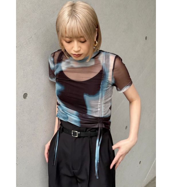 MURUA「【追加生産分】グラデーションシアートップス」|Tシャツ・カットソー|