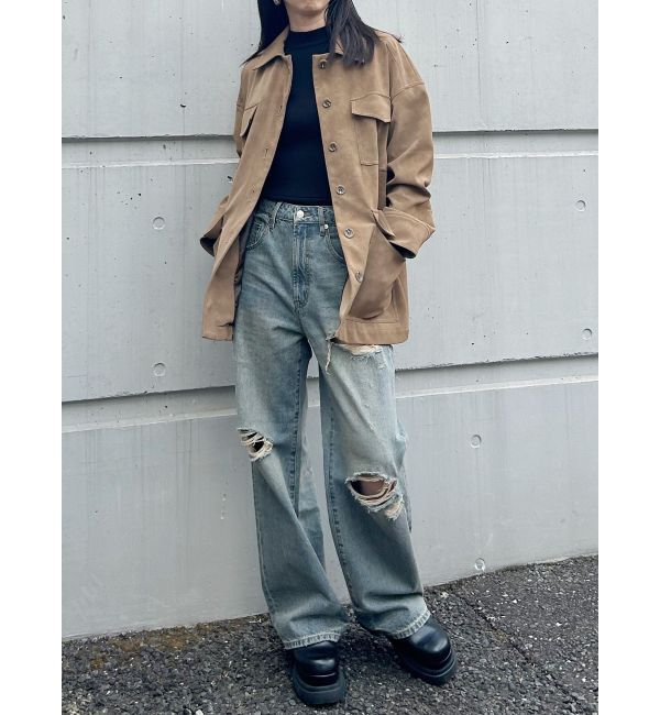 MURUA「フェイクスウェードワークジャケット」|その他|