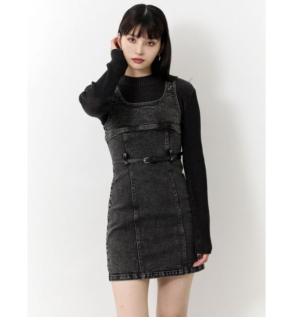 MURUA「デニムタンクワンピース【セットアップ着用可】」|ワンピース|
