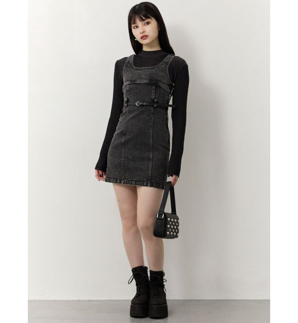 MURUA「デニムタンクワンピース【セットアップ着用可】」|ワンピース|