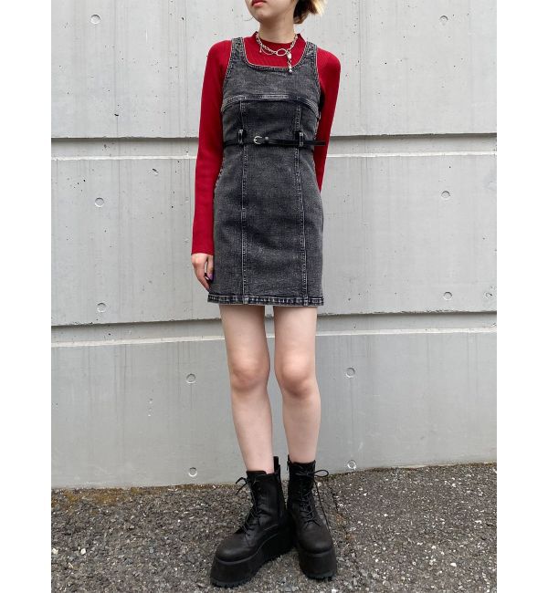 MURUA「デニムタンクワンピース【セットアップ着用可】」|ワンピース|