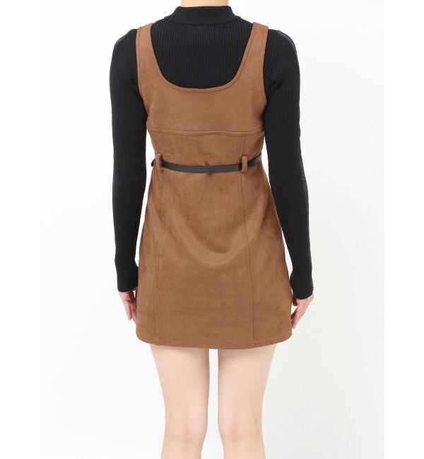 MURUA「フェイクスェードタンクワンピース【セットアップ着用可】」|ワンピース|