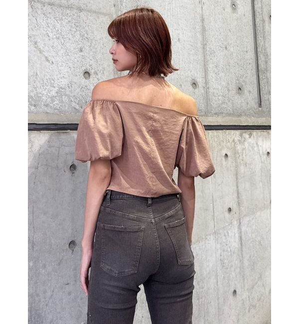 MURUA「ボリュームスリーブ2WAYブラウス」|シャツ・ブラウス|