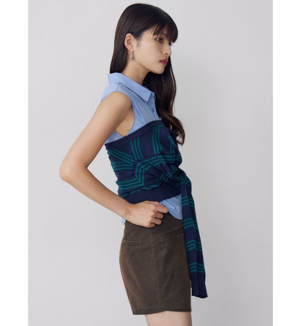 MURUA「シャツレイヤードマルチウェイニット」|ニット・セーター|