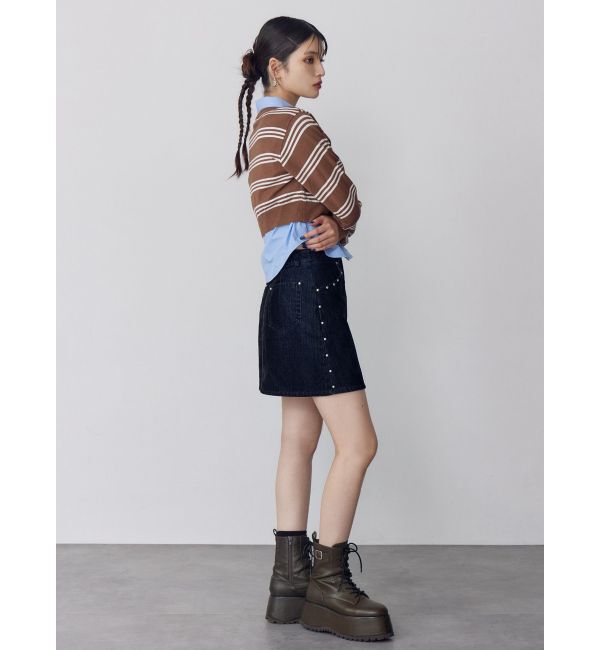 MURUA「シャツレイヤードマルチウェイニット」|ニット・セーター|