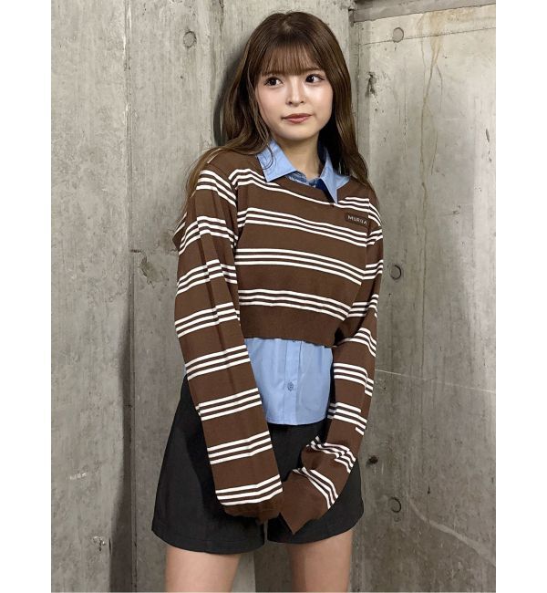 MURUA「シャツレイヤードマルチウェイニット」|ニット・セーター|