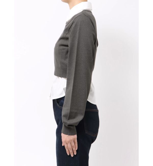 MURUA「シャツレイヤードマルチウェイニット」|ニット・セーター|