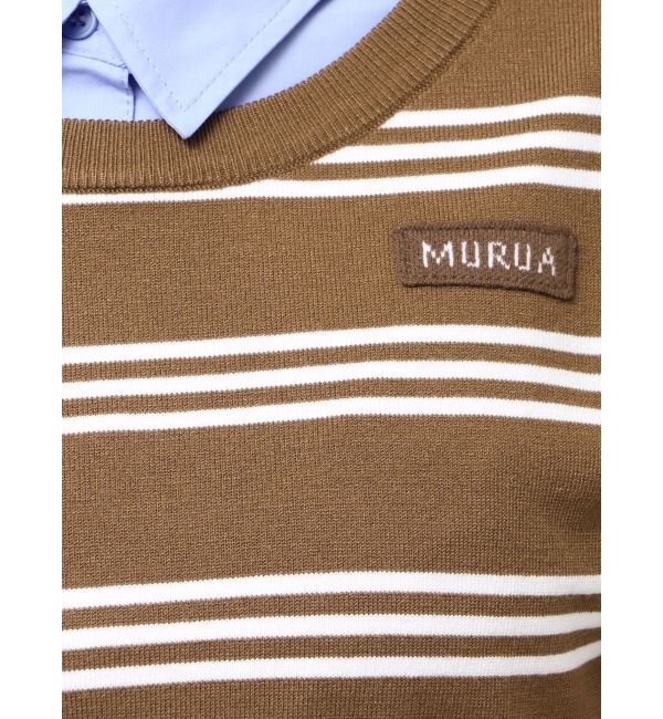 MURUA「シャツレイヤードマルチウェイニット」|ニット・セーター|