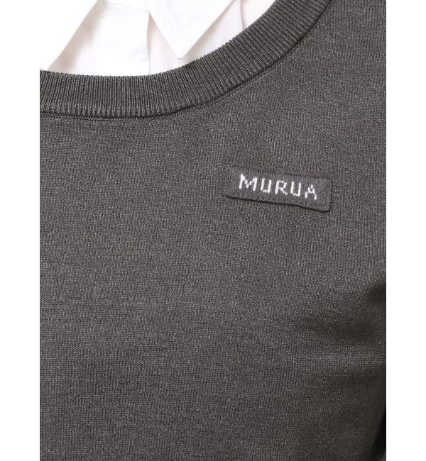 MURUA「シャツレイヤードマルチウェイニット」|ニット・セーター|