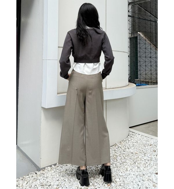 MURUA「ベルトハイウエストワイドパンツ」|その他|