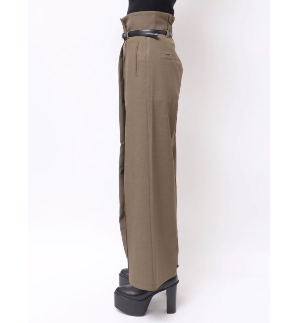 MURUA「ベルトハイウエストワイドパンツ」|その他|