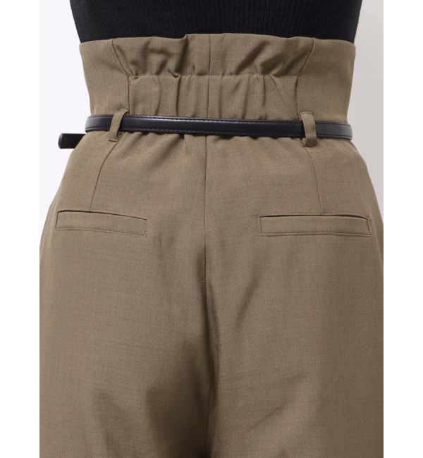 MURUA「ベルトハイウエストワイドパンツ」|その他|
