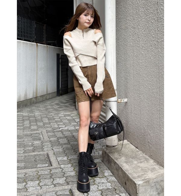 MURUA「メニーポケットベルトバッグ」|ハンドバッグ|