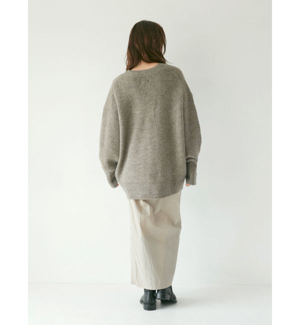 Ungrid「フロントジップラインスカート」|タイト|