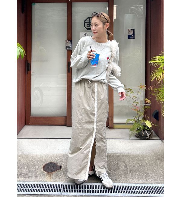 Ungrid「フロントジップラインスカート」|タイト|