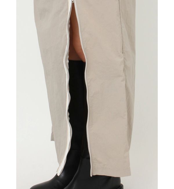 Ungrid「フロントジップラインスカート」|タイト|