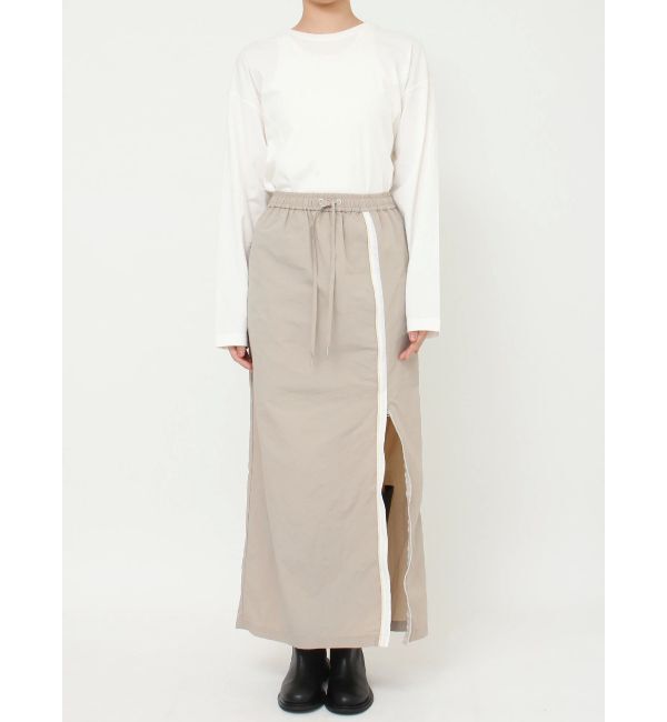 Ungrid「フロントジップラインスカート」|タイト|