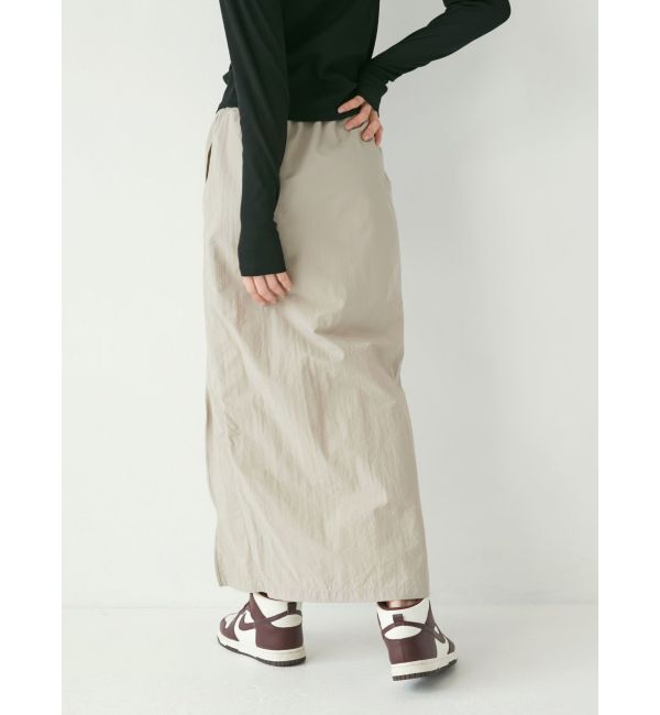 Ungrid「フロントジップラインスカート」|タイト|