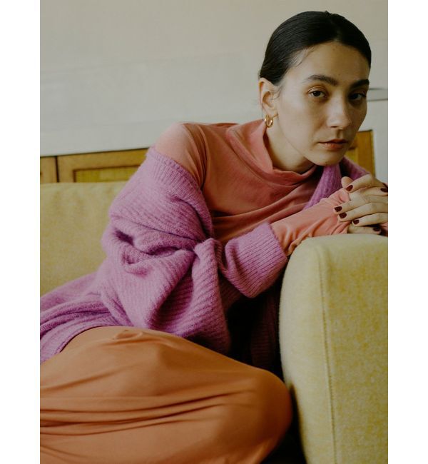 Ungrid「シアーベロアハイネックロングスリーブTee」|Tシャツ・カットソー|