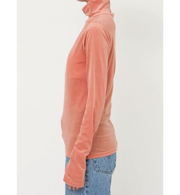 Ungrid「シアーベロアハイネックロングスリーブTee」|Tシャツ・カットソー|