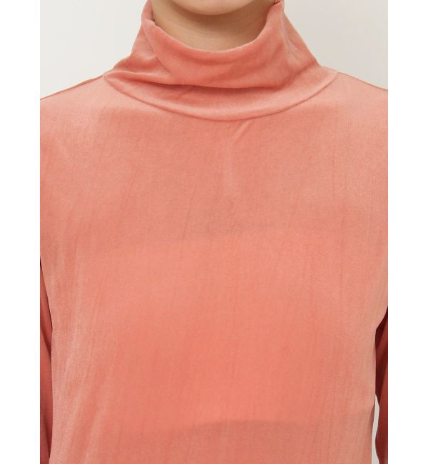 Ungrid「シアーベロアハイネックロングスリーブTee」|Tシャツ・カットソー|