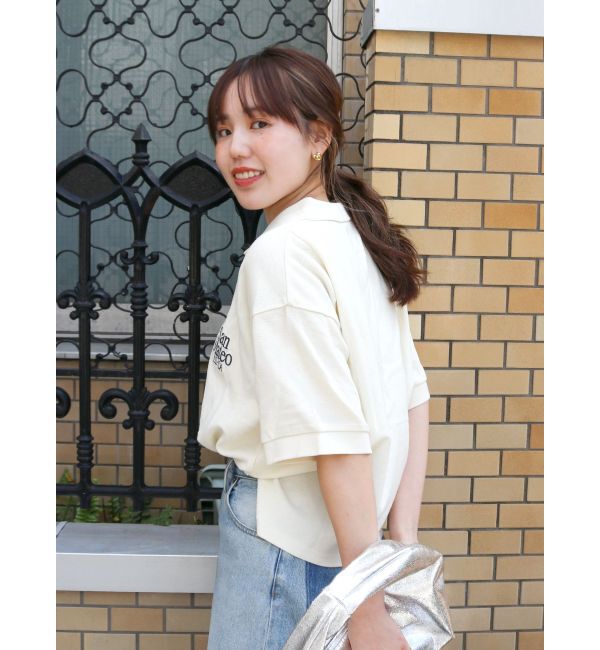 Ungrid「ロゴショートポロシャツ」|ポロシャツ|